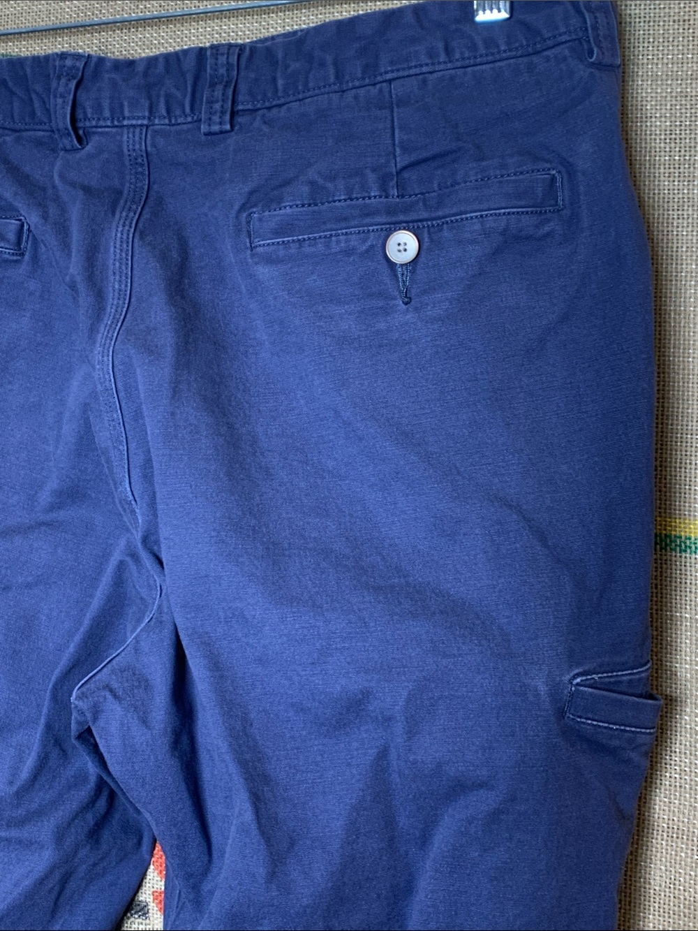Duluth Trading Co Navy Cargo Work Pants - Picture 3 of 10
